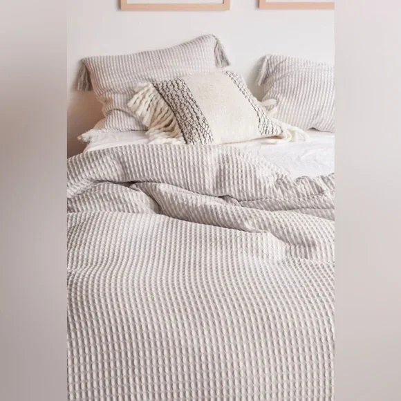 UO Waffle Duvet Cover